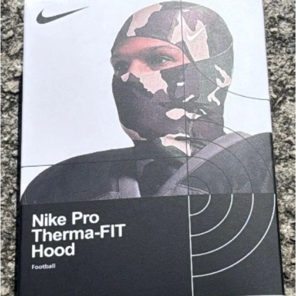 Nike Pro Therma-FIT Hood in Black and Tan Camo